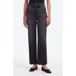 Madewell Black Flare & Wide Leg Jeans